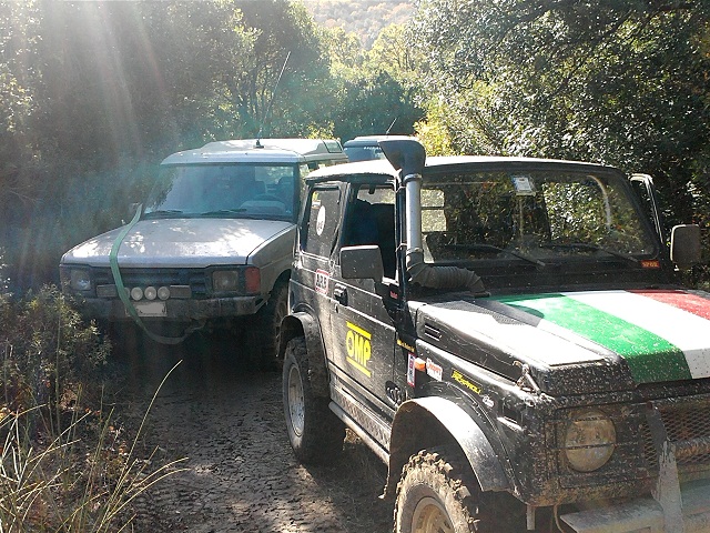 Tolfa in off su 4X4