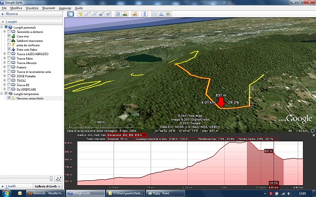 Creare una traccia GPS con Google Earth