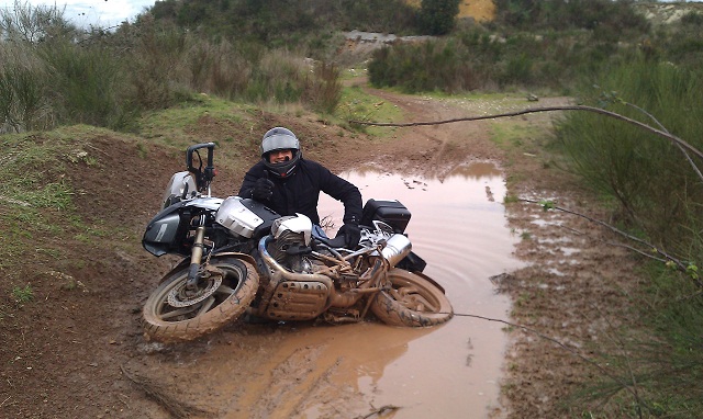 BMW-GS1200 e KTM alla solfatara