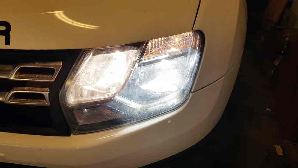 Lampade Xenon sul Duster